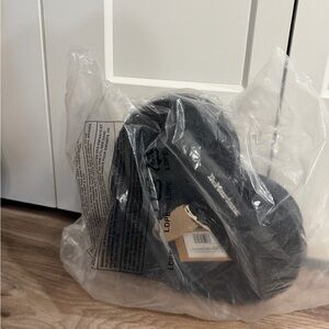 Dr. Marten Black Kiev Leather Heart Backpack/ Crossbody